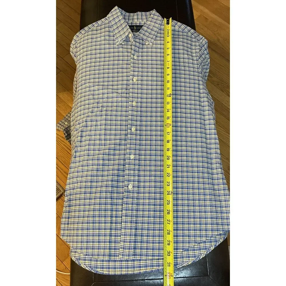 Polo Ralph Lauren Men's Long Sleeve Shirt‎ Sz L  Custom Fit